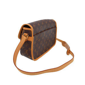 Louis Vuitton Leather Brown Bag Monogram Sologne Shoulder